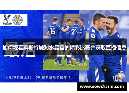 如何观看莱斯特城对水晶宫的精彩比赛并获取直播信息